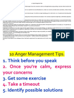 10 Anger Tips