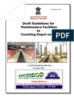 Draft Guidelines On Maintenance Facilities in Coaching Depots On IR