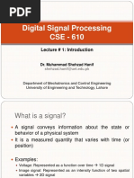 CSE - 610 Lecture # 1