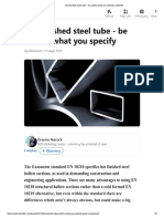 Hot Finished Steel Tube - Be Careful What You Specify - LinkedIn