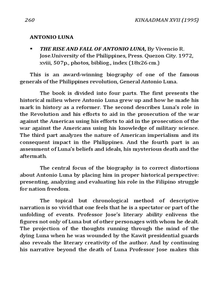 Kj Vol 17 1995 The Rise And Fall Of Anto Pdf