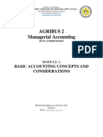 Module 1 Introduction To Managerial Accounting