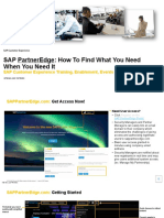 SAP PartnerEdge Tutorial