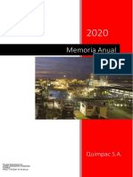 Memoria Anual Quimpac 2020