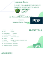 Laporan Kasus Tumor Mediastinum, Hepatits A, DM