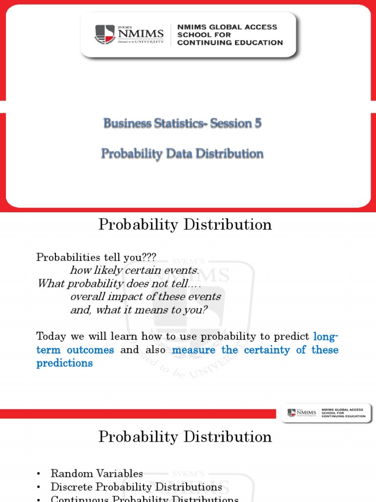 Understanding Probability Distributions Through RealWorld Business