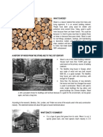 History of wood building materials from ancient to modern times