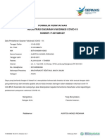 Formulir Pernyataan Registrasi Sasaran Vaksinasi Covid-19 Nomor: P-00Vqbkzv
