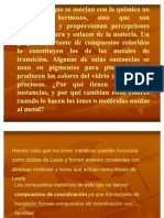 Los colores que se asocian con la química 2003