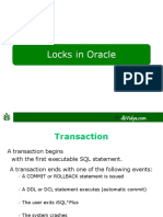 Locks in Oracle