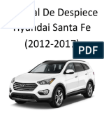 Hyundai Santa Fe 2012-2017 Manual Despiece
