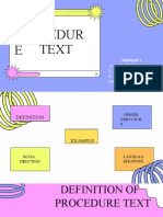 Procedure Text Kel 1