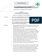 1.5.1 SK Penetapan Indikator Mutu Dan Kinerja Puskesmas