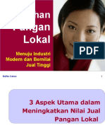 Pemasaran Produk Pangan Lokal