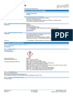 Purafil SP Blend Media SDS GHS v1.01