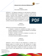 NP 31-Octubre 2001 Reglamento General de Los Servicios Bibliotecarios