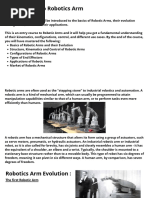 Introduction To Robotics Arm