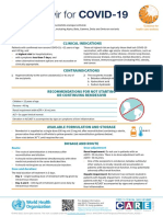 WHO 2019 nCoV Therapeutics Remdesivir Poster A 2022.1 Eng