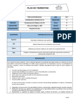 Plan Trimestral Año Ii Trimestre-2022