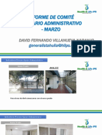 Informe Apoyo Administrativo H&L Regional Huila Marzo