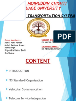 ITS Project Report on Intelligent Transportation Systems