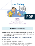 Income From Salary Guide