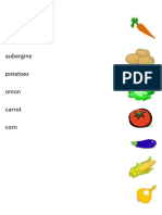 Warzywa-Połącz Nazwy Warzyw Z Obrazkami