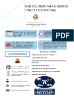 Normas Básicas de Seguridad para El Ingreso de Visitantes y Contratistas