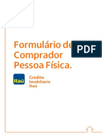 Formulário de comprador pessoa física para crédito imobiliário Itaú