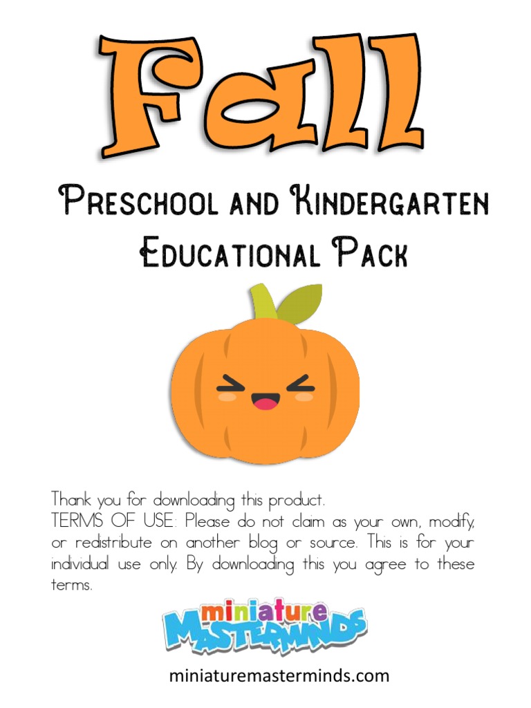 Fall Activity Book | PDF