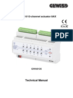 GWA9126 6/12-Channel KNX Actuator Technical Manual