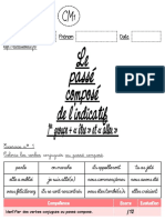 Le Passe Compose 1er Groupe CM1