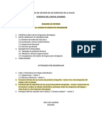 Esquema de Informe y Actividades