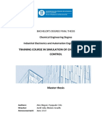 Training Course in Simulation of Chemical Process Control