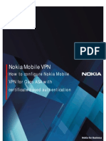 How To Configure Nokia Mobile VPN For Cisco ASA Gateway Certificates