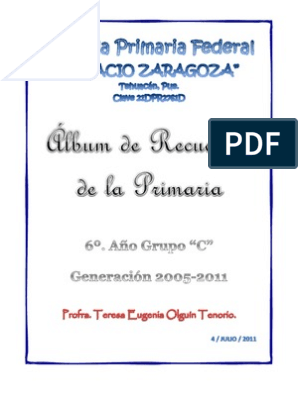 Álbum de Recuerdos de La Primaria 2005-2011 | PDF | México | Radio