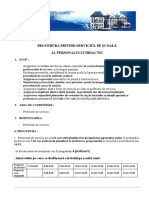 9.PROCEDURA SERVICIUL - PE - SCOALA - Profesori