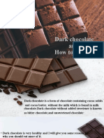 Dark chocolate's health benefits and homemade recipe