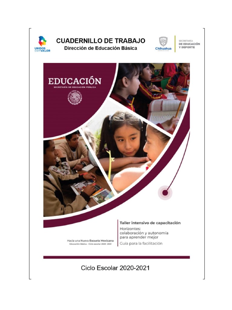 Contestado CUADERNILLO DE TRABAJO TALLER INTENSIVO HORIZONTES PDF Maestros Método de enseñanza