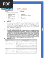 Sílabos - Ingles III-ISAM