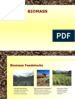 Biomass Feedstocks and Applications