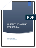 Criterios de Analisis Estructural