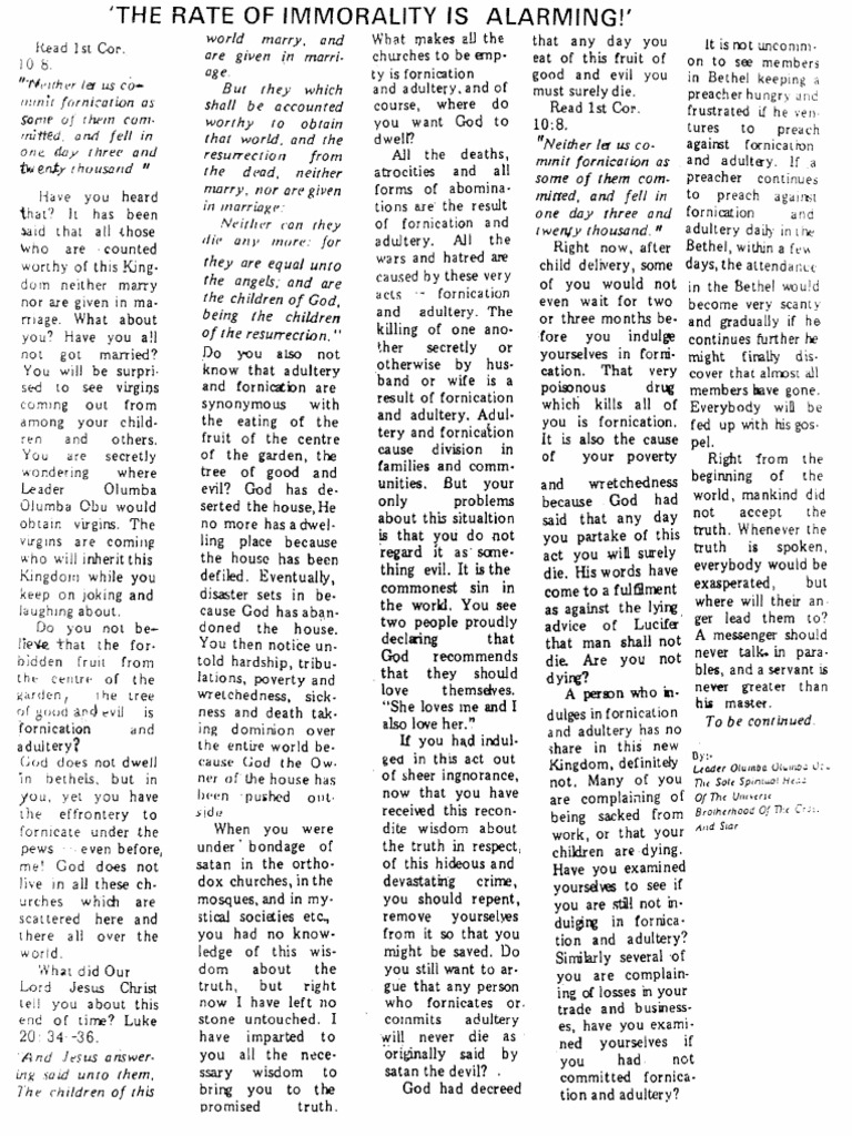 Fruit of The Tree of Knowledge of Good and Evil PDF Revelation (Latter Day Saints) Sin