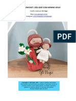 Padrão Crochet: São José Com Menino Jesus: Padrão Criado Por Gle Negri Blog: Instagram