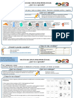 Fichas de Trabajo Primer Grado MATEMÁTICAS