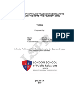 Analysis of Capitalism Values Using Dramatistic Pentad in The Movie "The Founder" (2016)