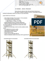 Ficha Técnica Andamio de Fibra Prosafe