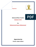 H.W 4 Advanced Mass Transfer Mohammed Hasan