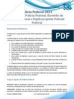 Concurso PF 2021 para Agente, Escrivão e Papiloscopista