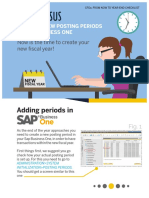 Creating New Posting Periods in SAP Business One